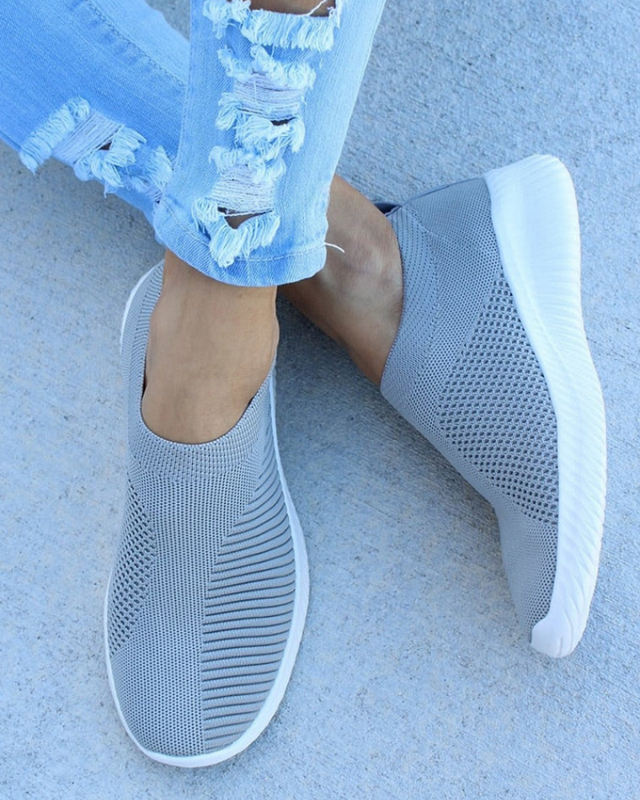 Women's Orthopedic Slip-On Shoes with Cushioned Sole