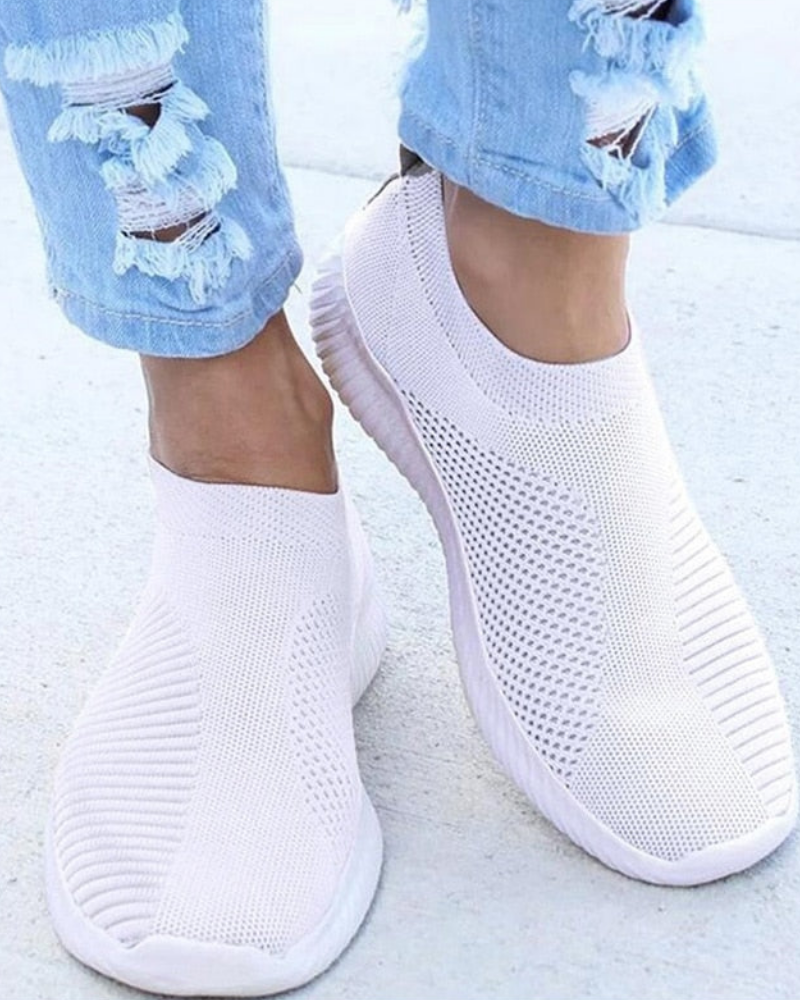 Women's Orthopedic Slip-On Shoes with Cushioned Sole