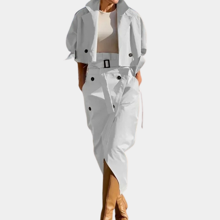 Freya® | Elegant women's trench coat set for a timeless look