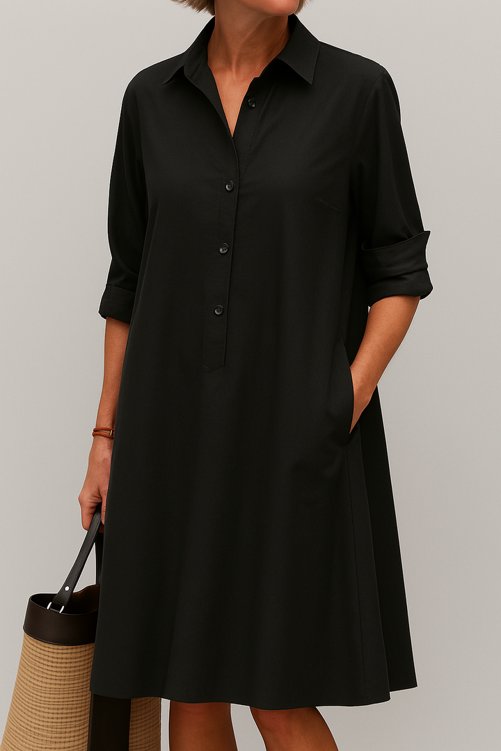 Elodie - Button Down Shirt Dress