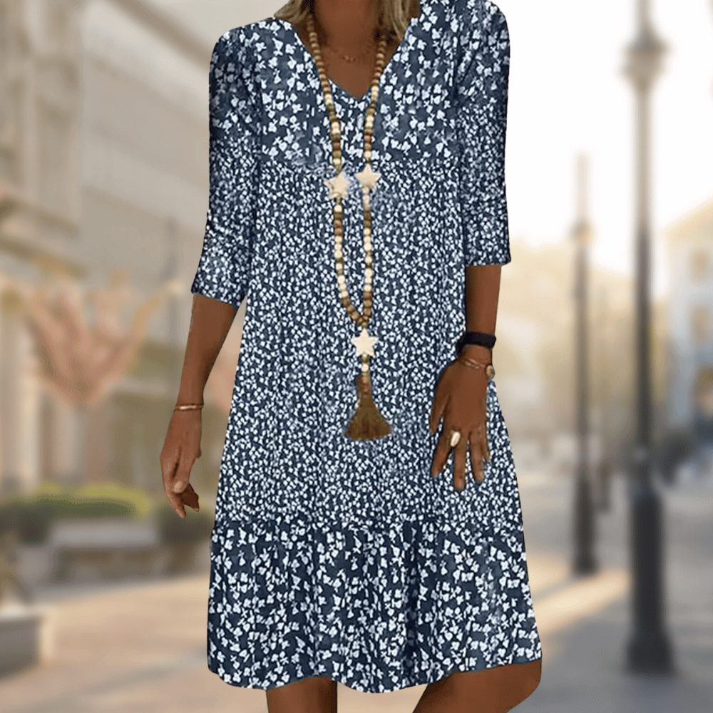 Ursula – Floral Print Midi Dress