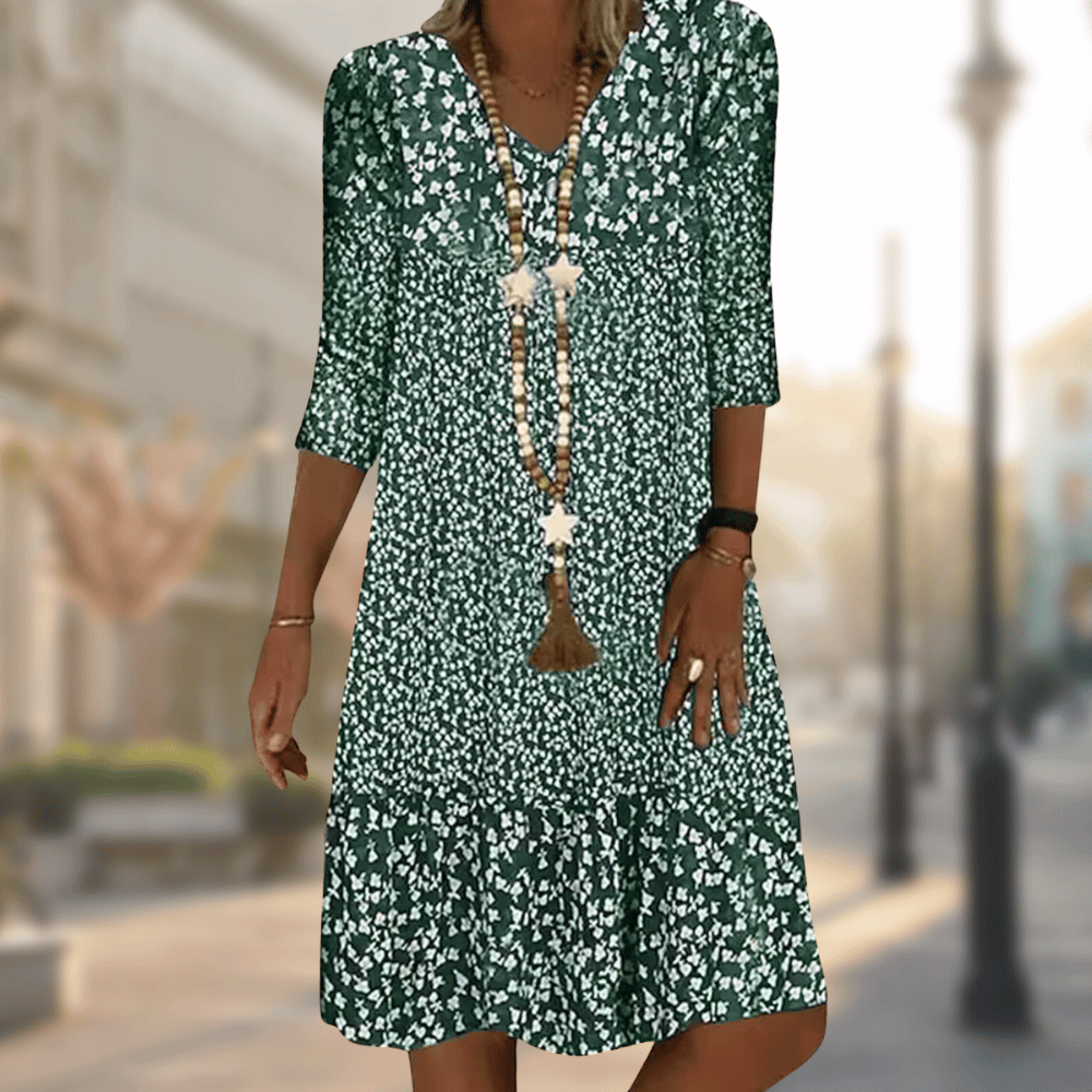 Ursula – Floral Print Midi Dress