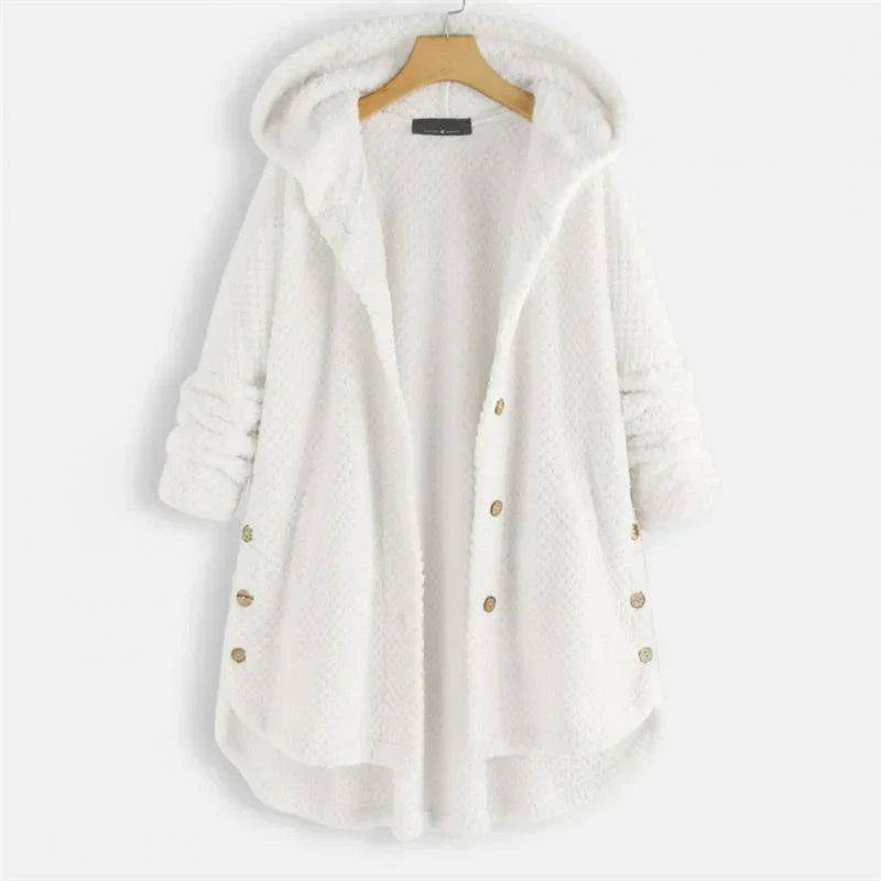Imelda | Ribbed hooded coat