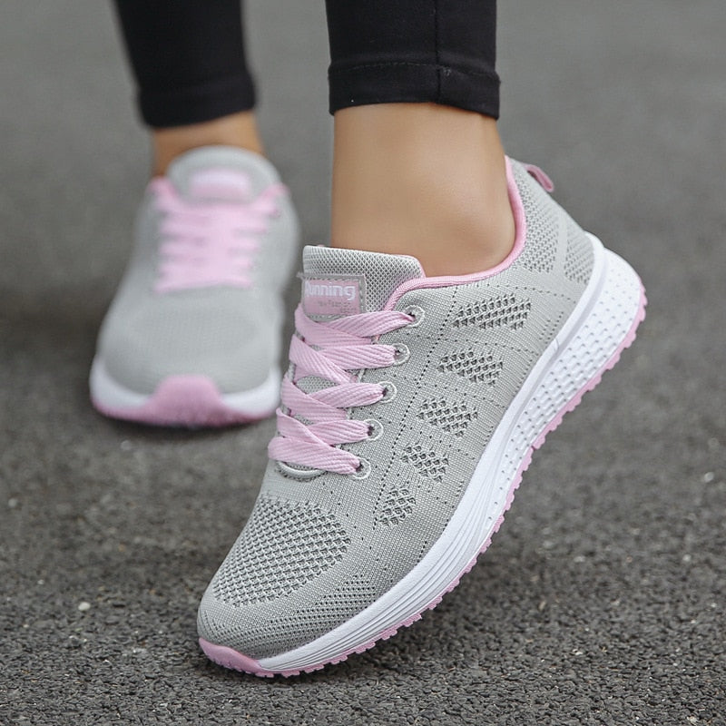 Women's Lace-Up Sneakers