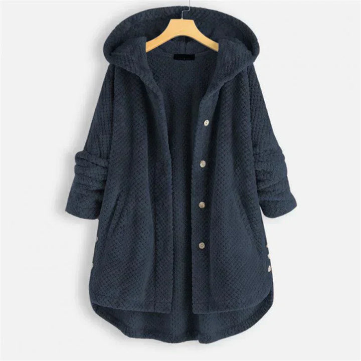 Imelda | Ribbed hooded coat