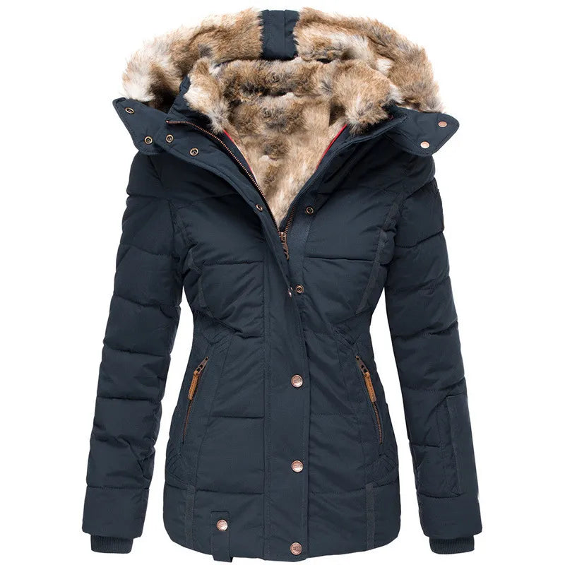 Eira  | Warm winter coat with fur lining