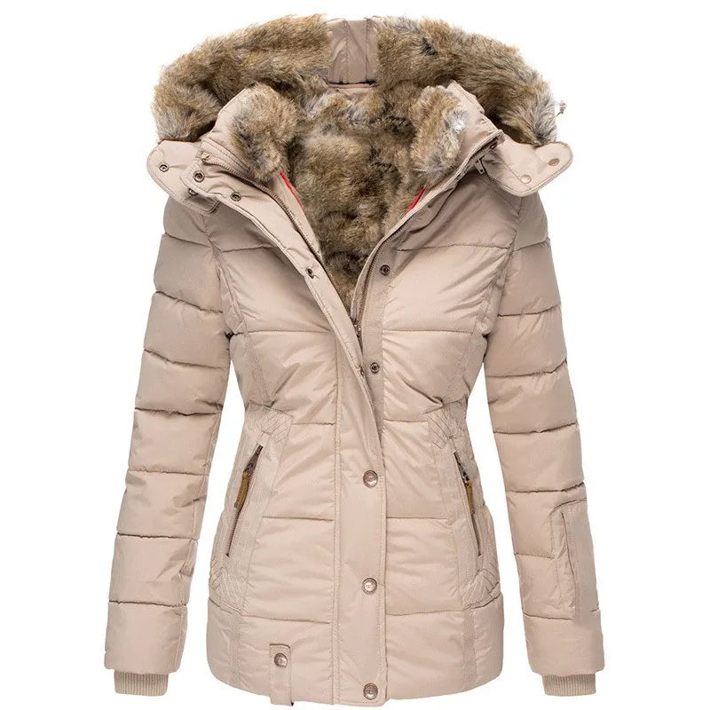 Eira  | Warm winter coat with fur lining