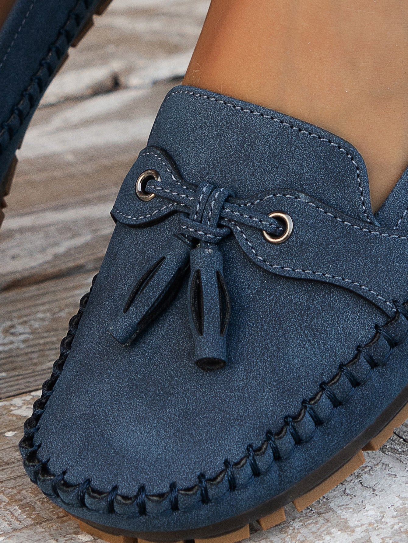Women's Vintage Bow Loafers