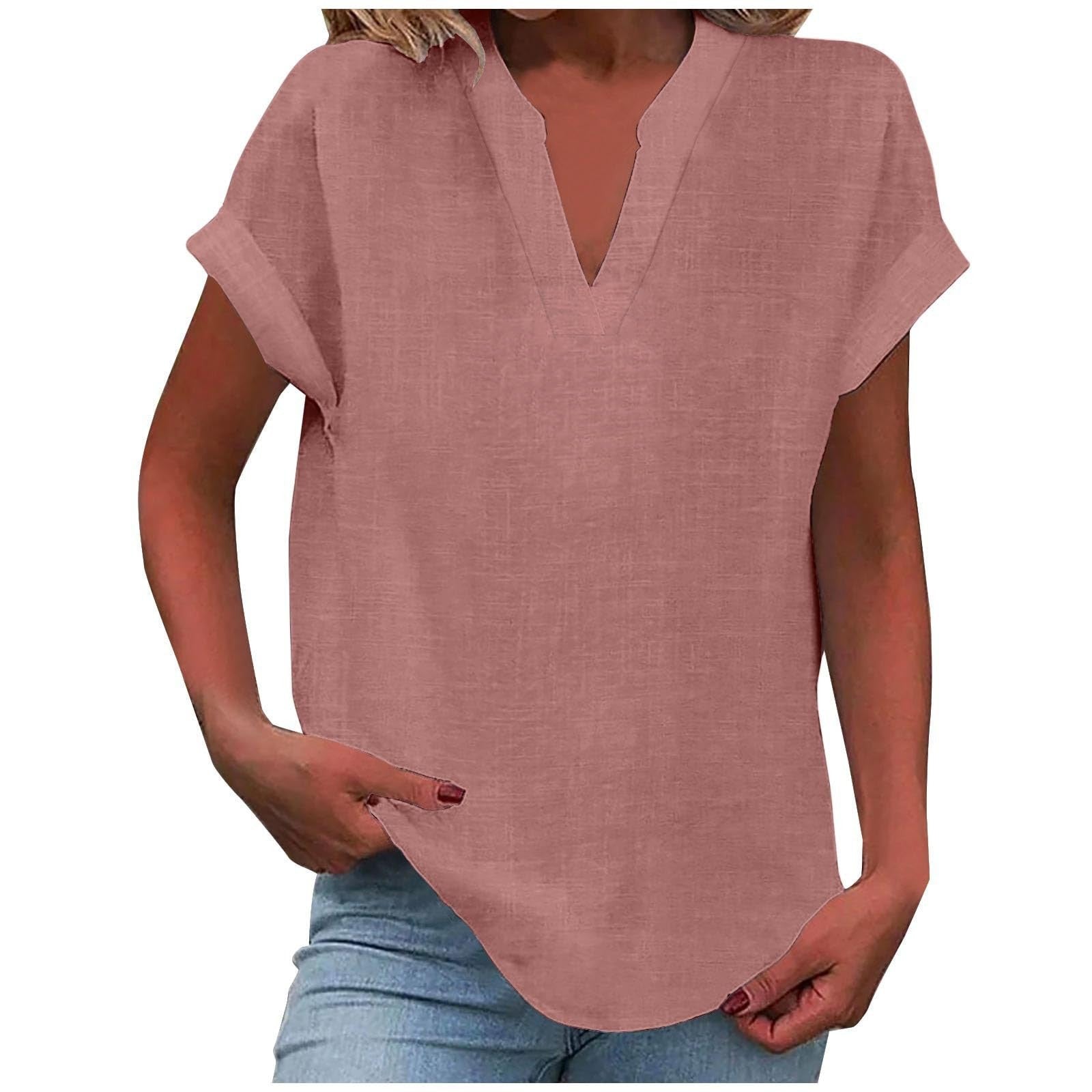 Xavina – Relaxed V-Neck Blouse