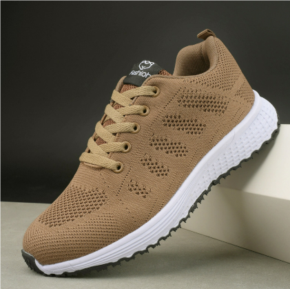 Women’s Lightweight Athletic Sneakers with Mesh and Laces