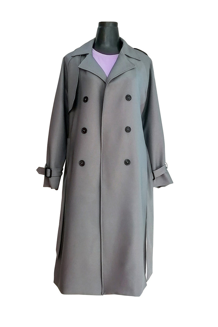 Melanie | Double-breasted retro trench coat