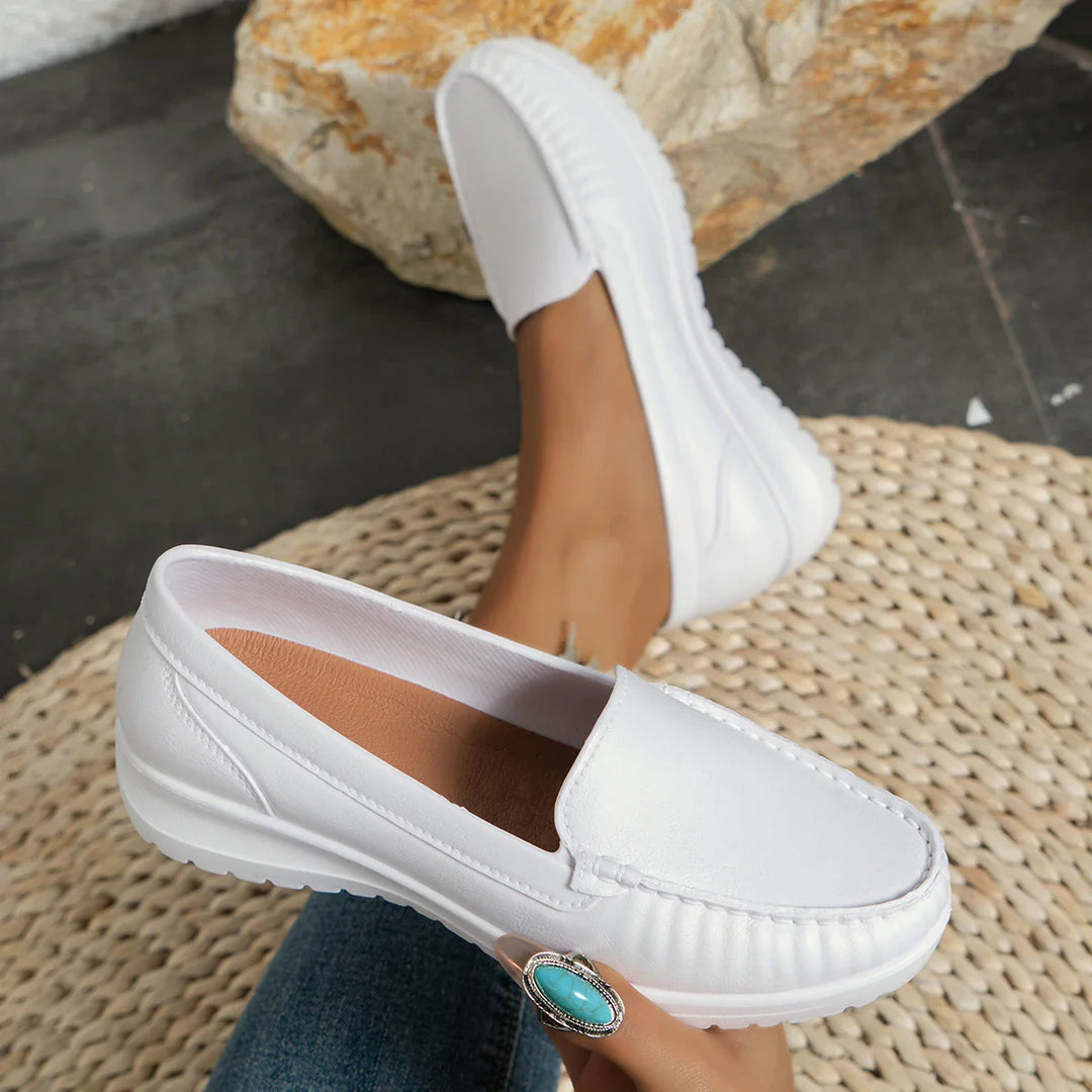 Women's Slip-On Comfort Shoes with Non-Slip Thick Sole
