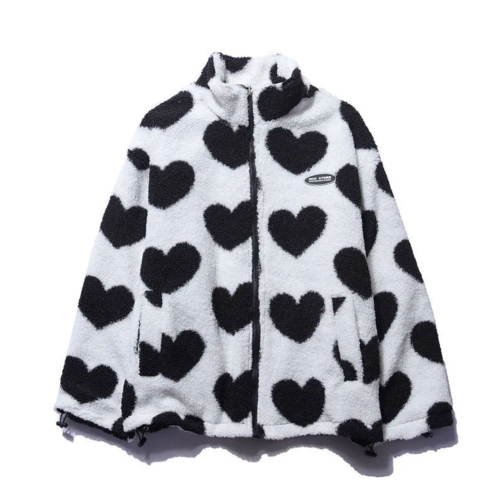 Carys  | Double sided heart coat