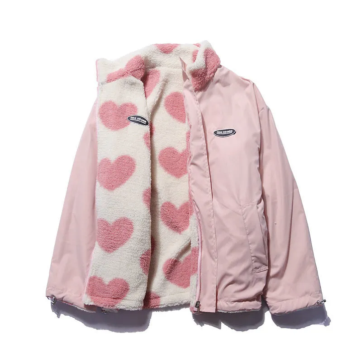 Carys  | Double sided heart coat