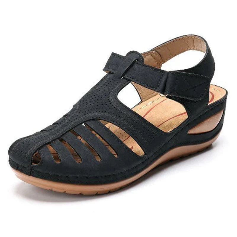 Women's Orthopedic Sandals with Cut-Out Design and Soft Soles