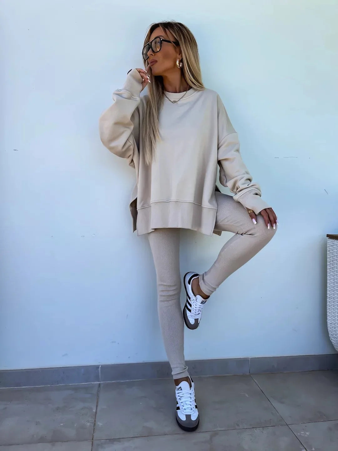 Amara | Coordinated Set with Oversized Sweatshirt and Leggings