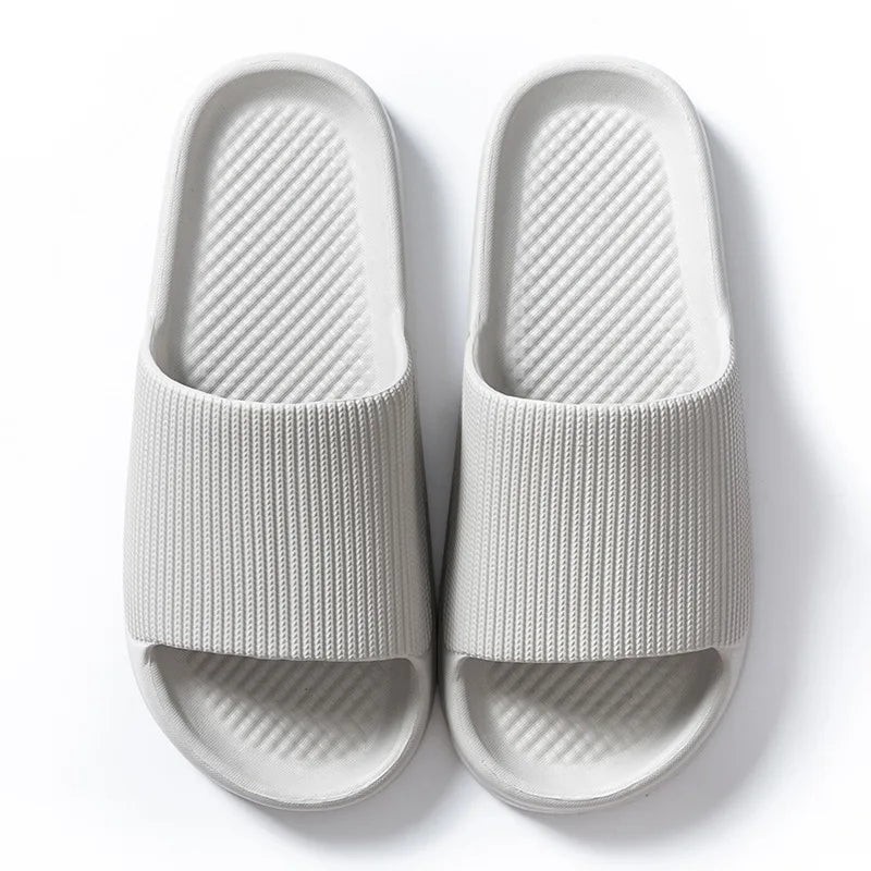 Women's Thick Platform Slide Sandals for Indoor and Shower Use