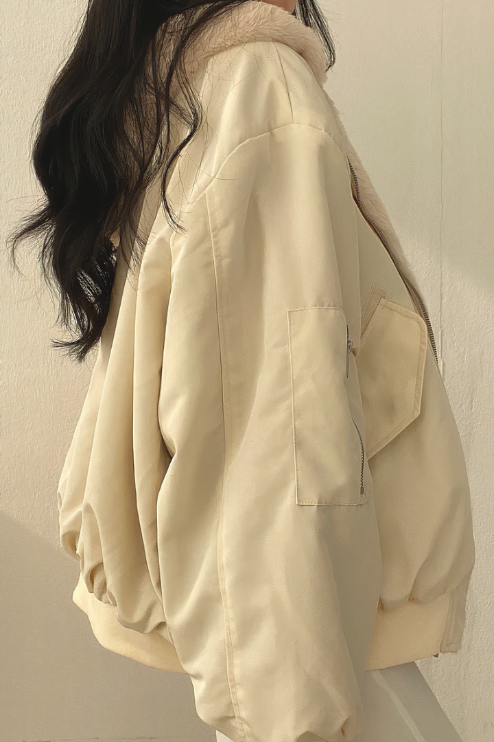 Sara® | Cashmere winter coat with hood
