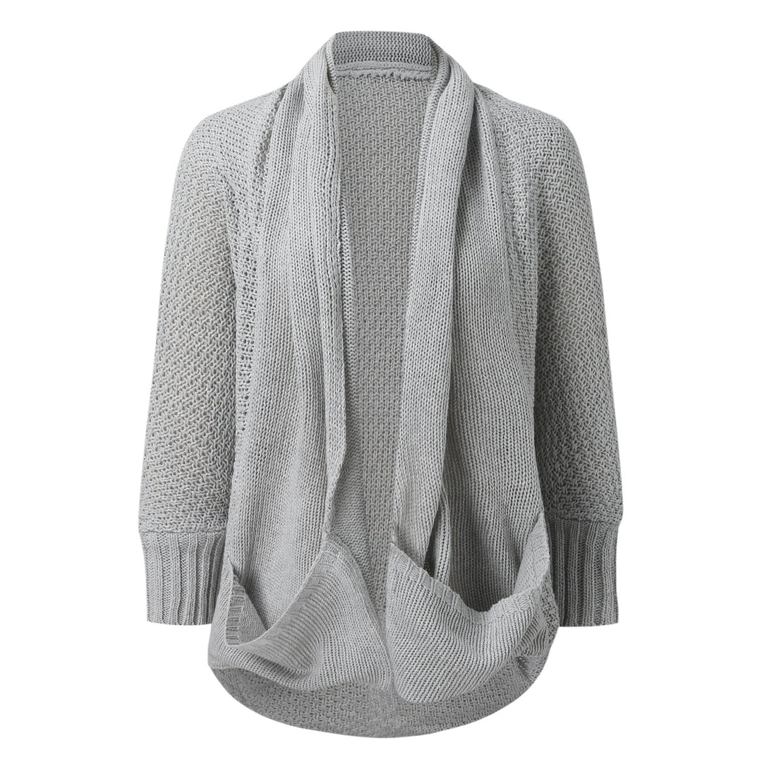 Celivra™ Batwing Knit Cardigan – Effortless Draped Elegance | Shop Yours Today