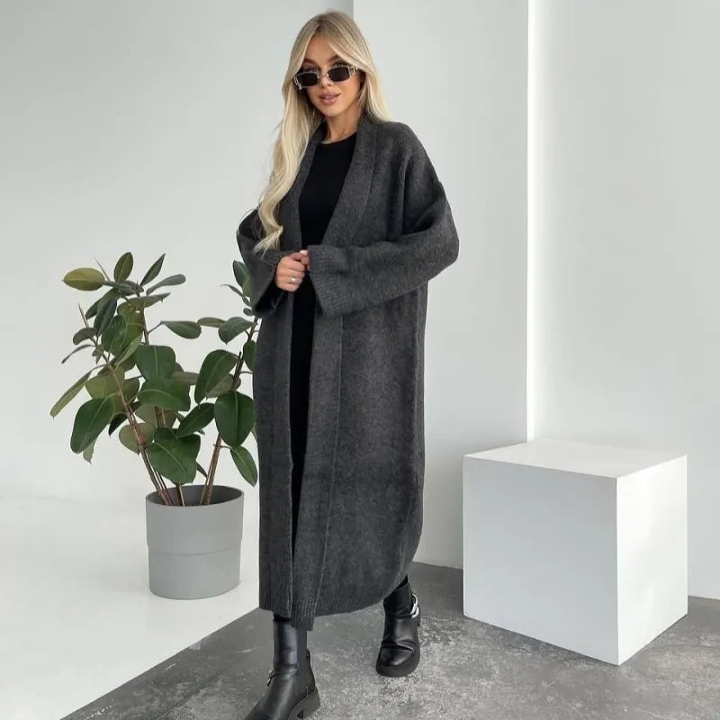 Valmoré™ Elegant Cardigan Sweater Coat – Refined Warmth for Autumn & Winter | Shop Yours Today