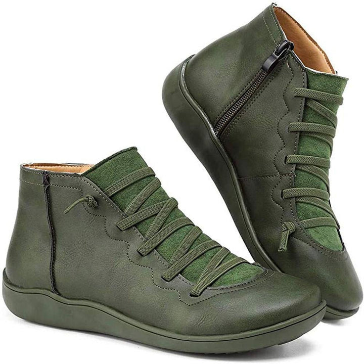 Women's casual lace-up ankle boots