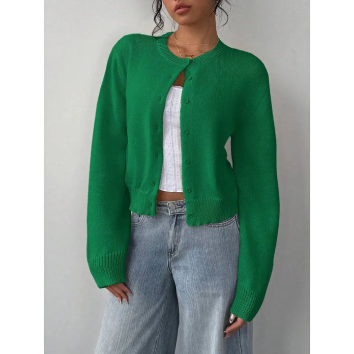 Serelith™ Knitted Cardigan – Chic Comfort in a Slim Short Design | Shop Yours Today