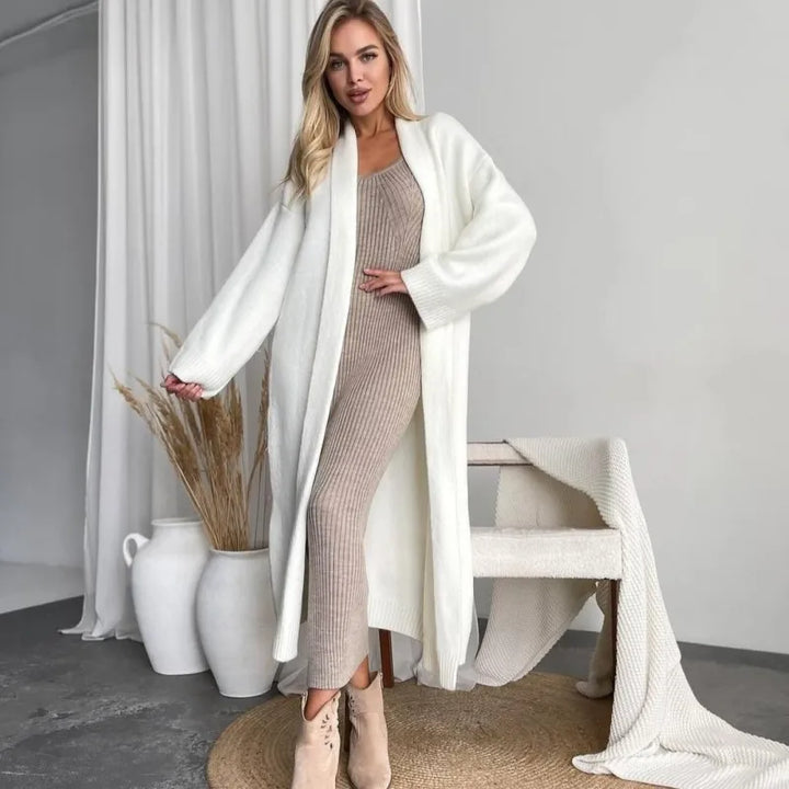 Valmoré™ Elegant Cardigan Sweater Coat – Refined Warmth for Autumn & Winter | Shop Yours Today