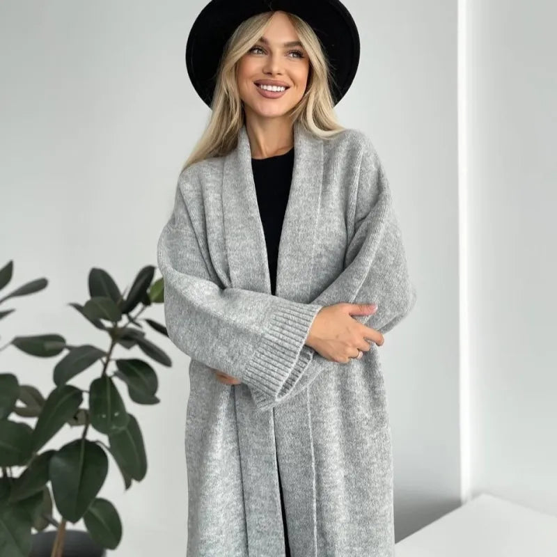 Valmoré™ Elegant Cardigan Sweater Coat – Refined Warmth for Autumn & Winter | Shop Yours Today