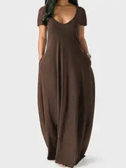 Aviera™ Dual Pocket Maxi Dress – Effortless Flow for Every Occasion | Shop Yours Today