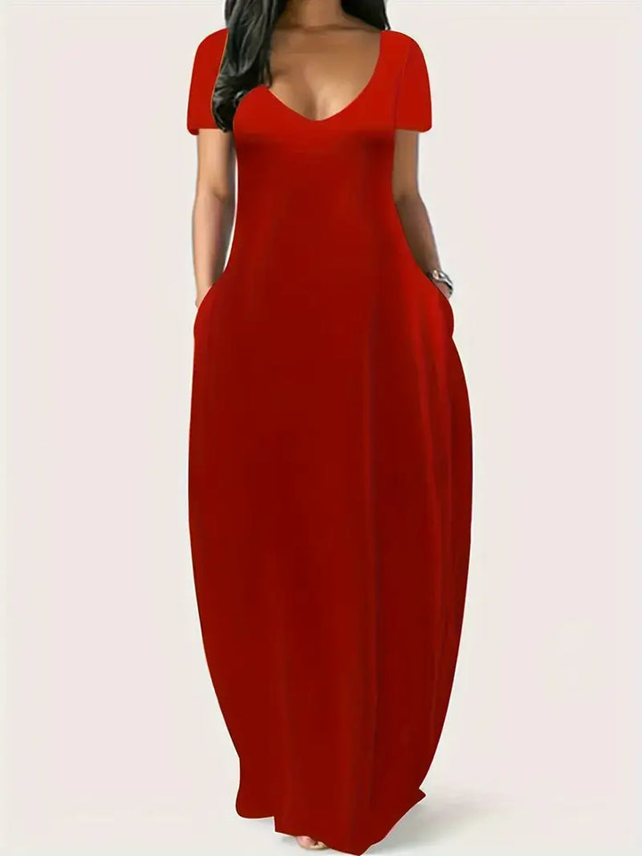 Aviera™ Dual Pocket Maxi Dress – Effortless Flow for Every Occasion | Shop Yours Today