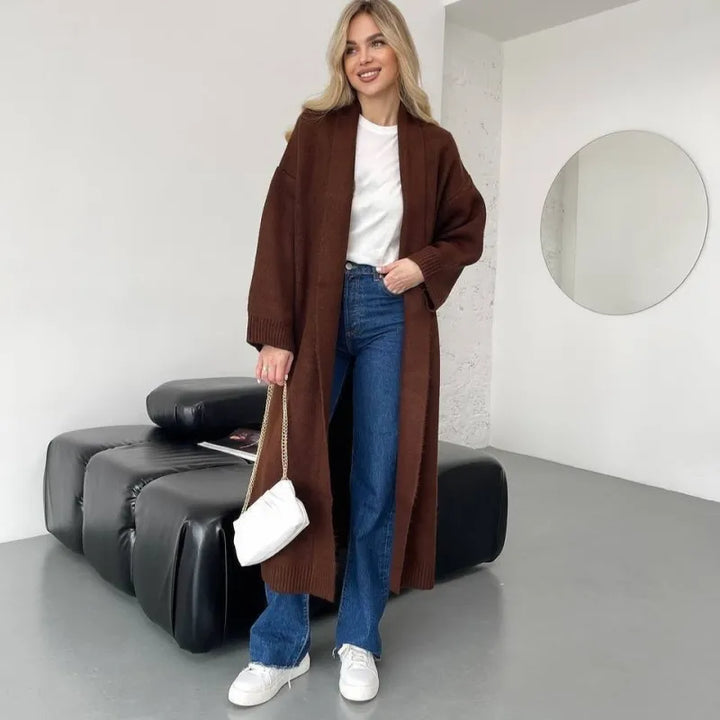 Valmoré™ Elegant Cardigan Sweater Coat – Refined Warmth for Autumn & Winter | Shop Yours Today
