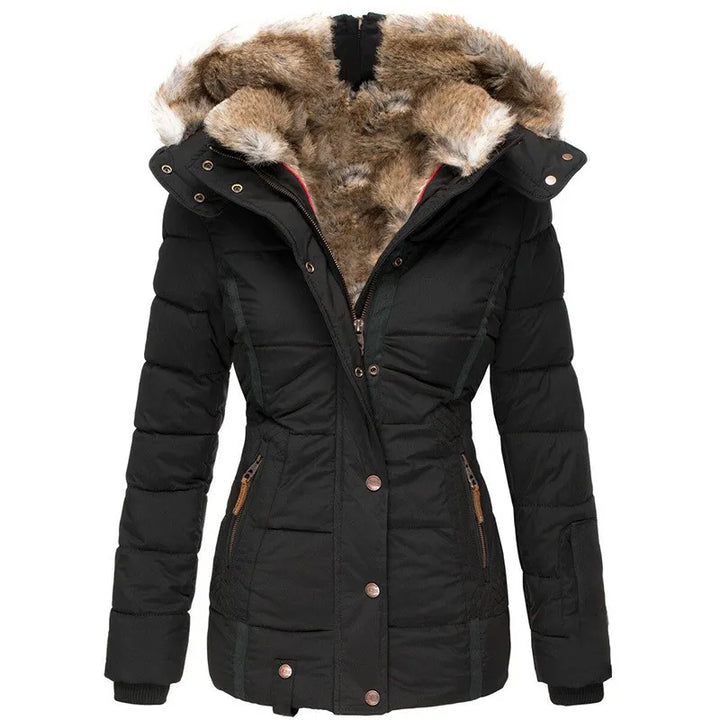 Eira  | Warm winter coat with fur lining