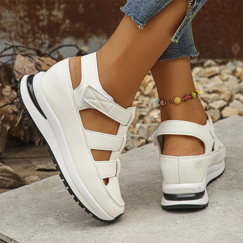 Women's Orthopedic Platform Sandals with Adjustable Straps