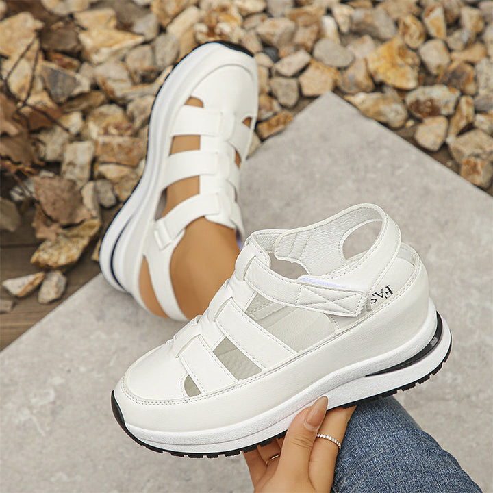 Women's Orthopedic Platform Sandals with Adjustable Straps