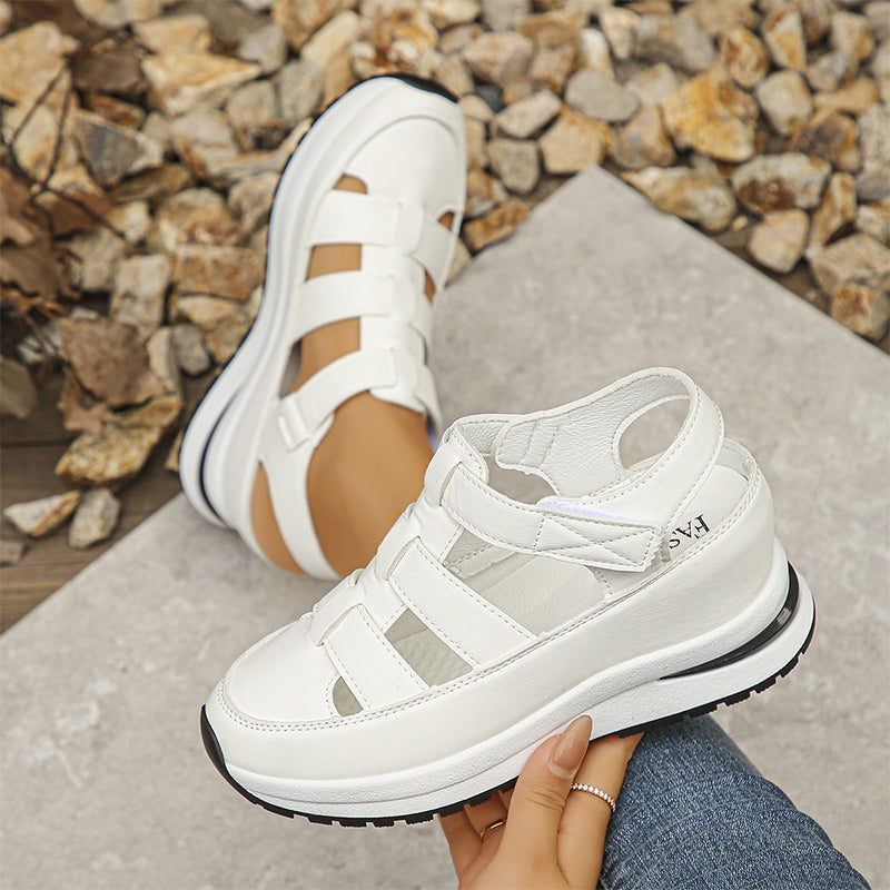Women's Orthopedic Platform Sandals with Adjustable Straps