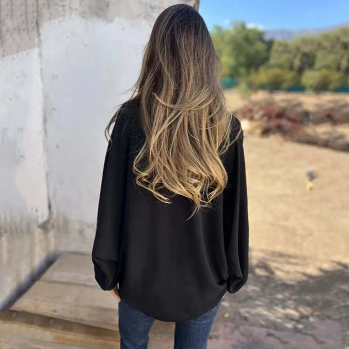 Nathalie™ | Elegant oversized blouse